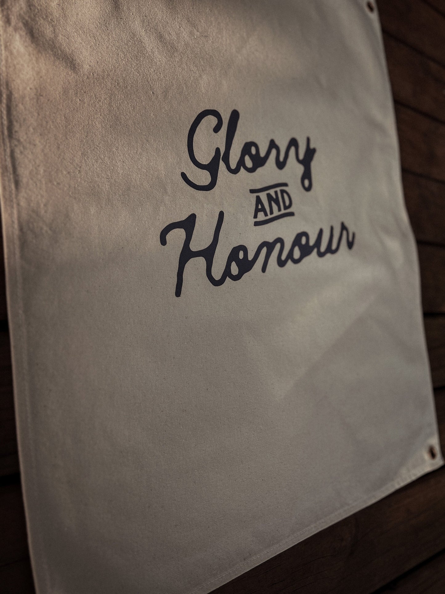 Glory and Honour Canvas Banner