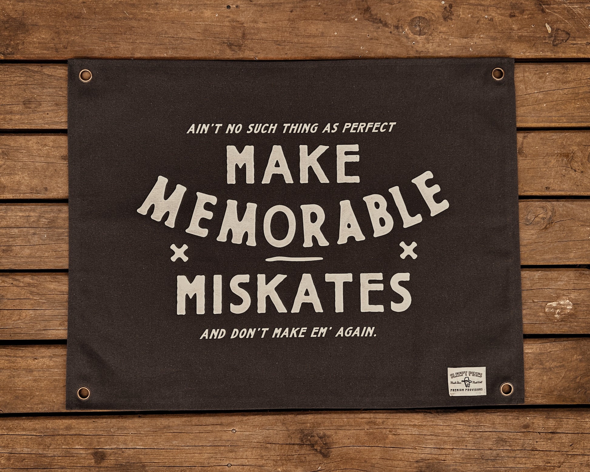 Make Memorable Mistakes Canvas Banner